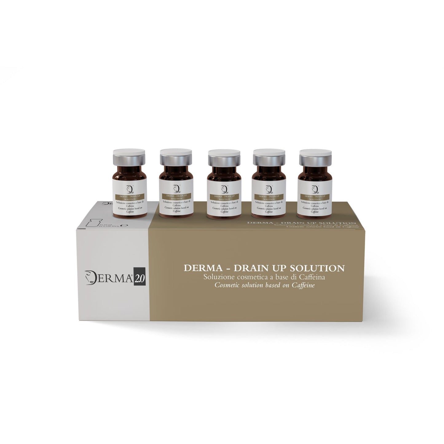 DERMA - DRAIN UP SOLUTION – Caffeine in sterile vials - Derma 2.0® Switzerland